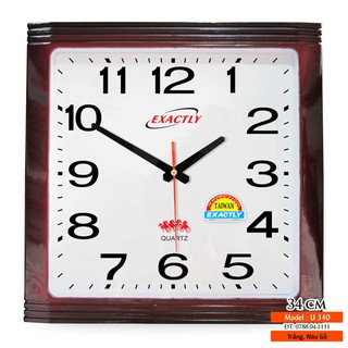 Đồng Hồ Cao Cấp Kim Nhảy Trang Trí Chụp Ảnh Máy Treo Tường (Trắng) U340