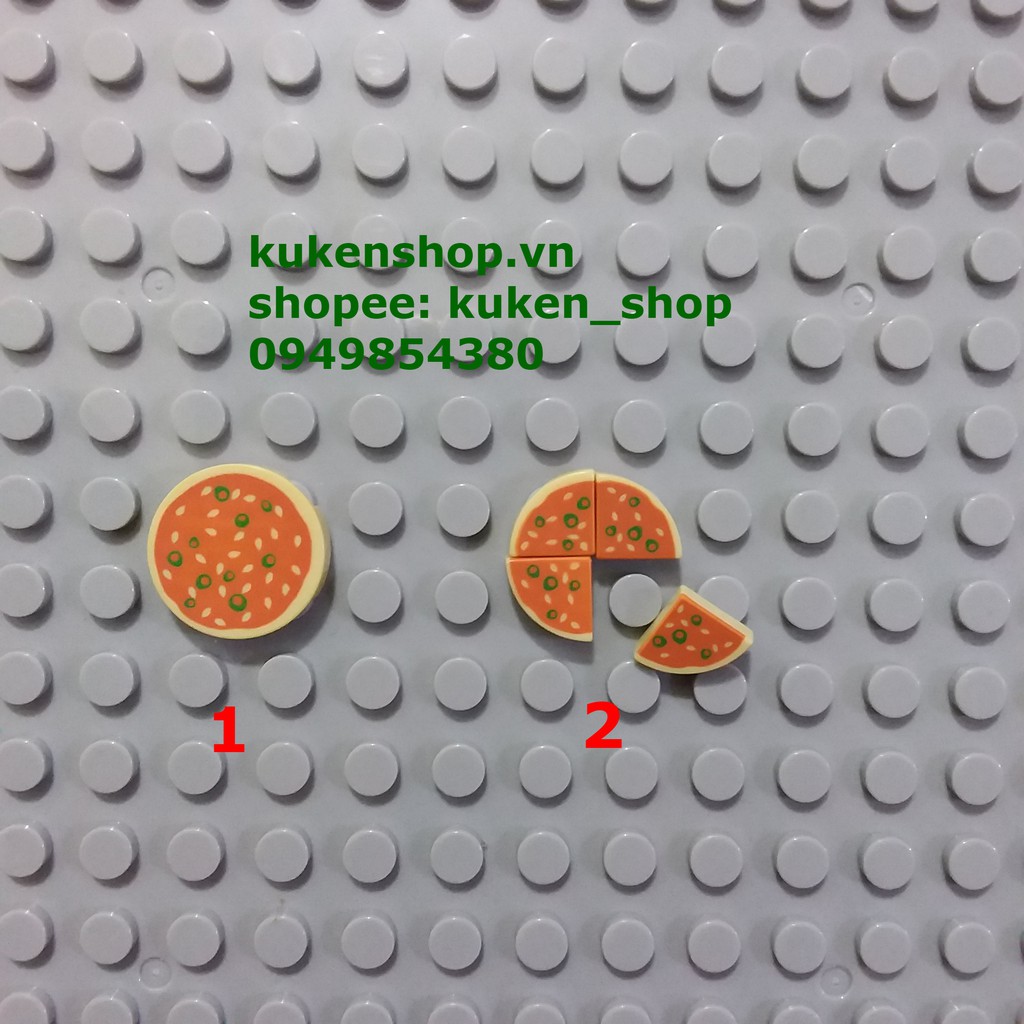 [Mã TOYSEP giảm 10% tối đa 15K đơn bất kỳ] Một Chiếc Bánh Pizza NO.316 - Phụ Kiện MOC Lego Brick