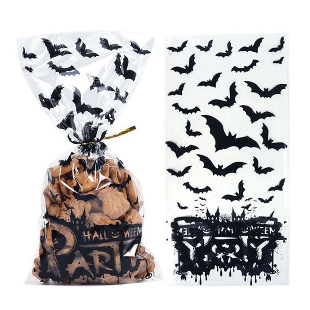 Bộ 50 Túi Đựng Kẹo Họa Tiết Phù Thủy Độc Đáo Cho Dịp Halloween