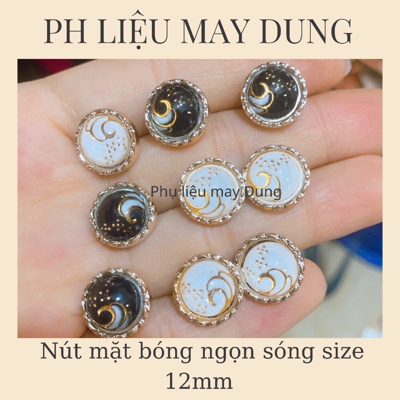 nút bóng ngọn sóng size 12mm