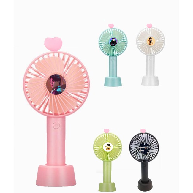 Quạt sạc jack QSI20 cute dễ thương quạt usb j97 hoạt hình