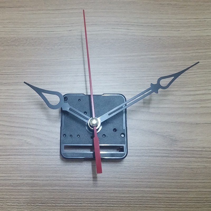 Bộ kim đen 10cm và Máy Quartz Kim giật - Máy đồng hồ treo tường Đài Loan loại tốtShop 9999