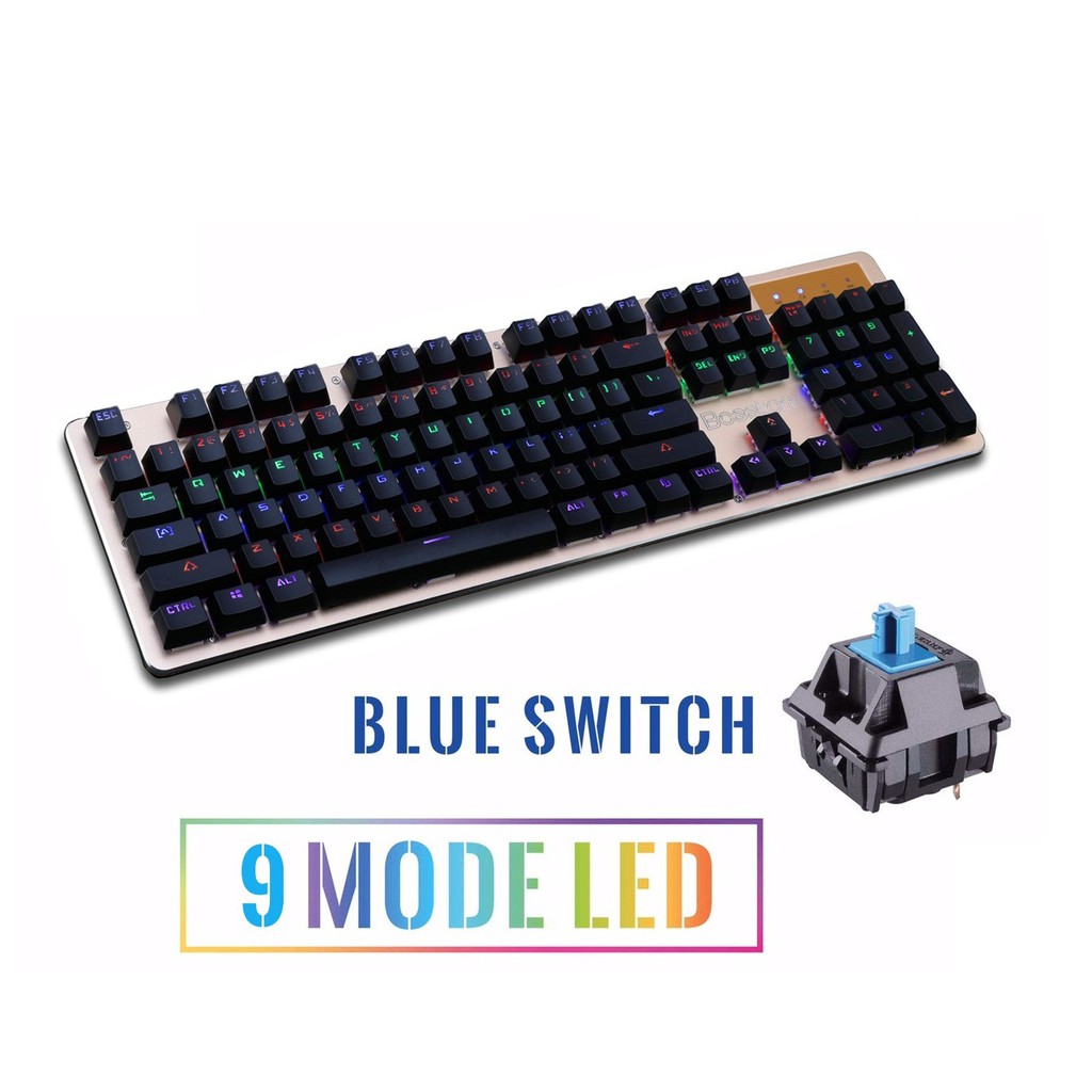 Bàn Phím Cơ Bosston MK916 Blue Switch - Gaming Keyboard