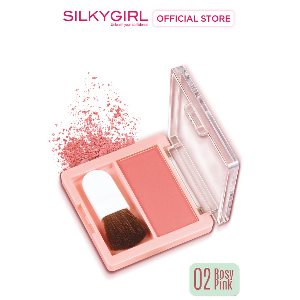 Phấn Má Hồng Silky Girl Blush Hour 3g