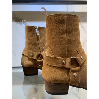 [VNBOOT - TÂN ĐỨC ] Harness boot 1:1 TOBACO ( Đế da gỗ )