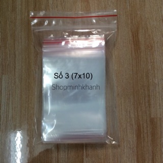 50 Chiếc Túi Zip nhỏ số 3 (7x10cm)