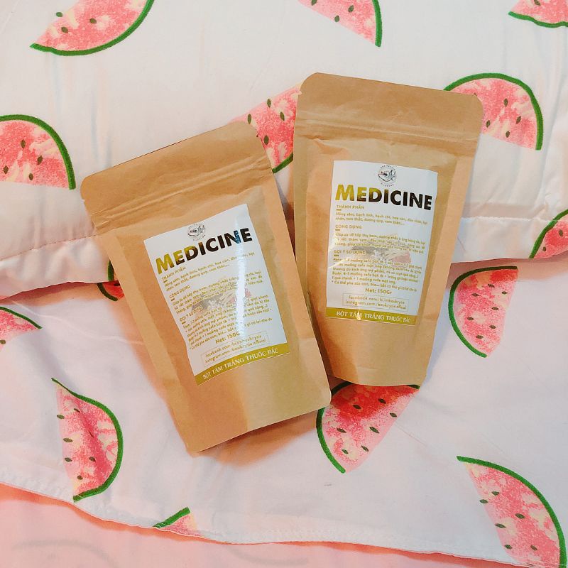 Bột thảo dược 100% không pha tạp (Medicine BODY MASK - FACE MASK)_dưỡng trắng hồng