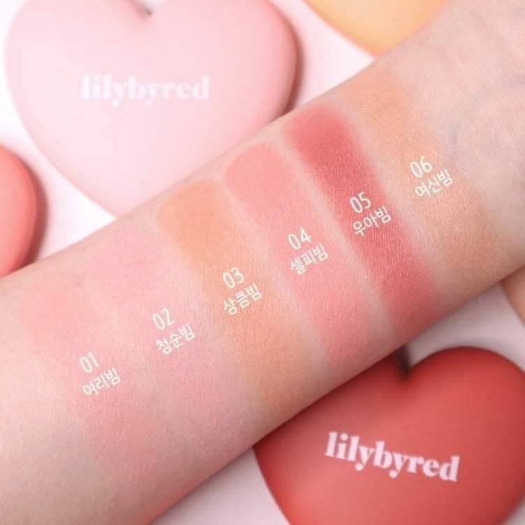 Phấn má hồng trái tim Lilybyred Luv Beam Cheek