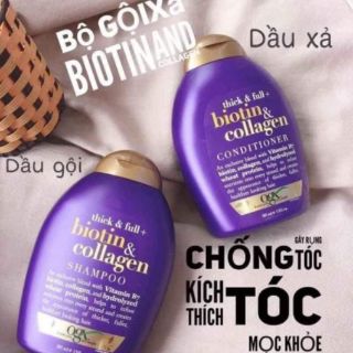 Gội Xả Biotin Chính Hãng (cam kết chuẩn hàng xem ảnh phân biệt)