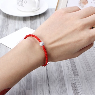 Vòng Tay Bện Dây Đỏ May Mắn