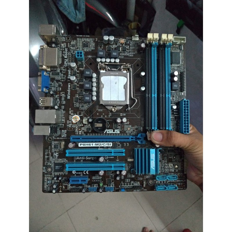 Mainboard Gigabyte,ASUS H61M Cũ bảo hành 3 tháng