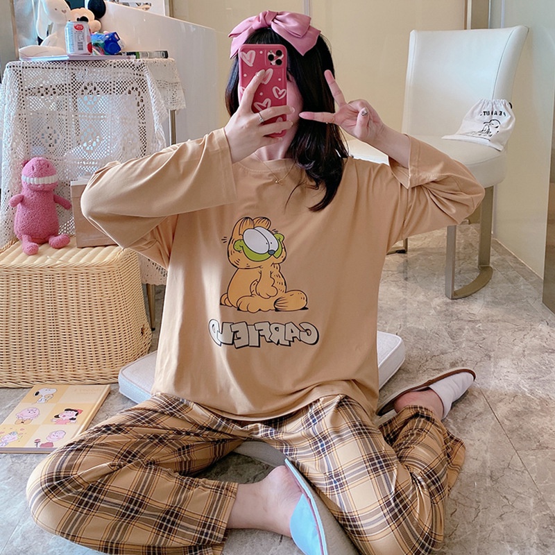 Bộ Đồ Mặc Nhà Thu Đông ⚡️𝐌𝐈𝐄̂̃𝐍 𝐏𝐇𝐈́ 𝐒𝐇𝐈𝐏⚡️ Bộ Đồ Dài Tay Nữ Cao Cấp Cotton Mềm Mịn