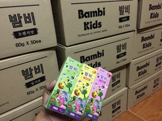 Kem Đánh Răng Trẻ Em Bambi Kids