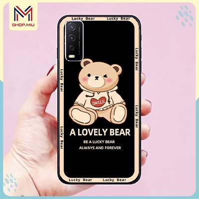 Ôp silicon in gấu ViVo Y16/Y02s/Y55/S1/Y15s/Y12s/Y3s/Y21/Y21s/Y20/Y20i/Y20s/V20/V21/U10/Y11/Y12/Y15/Y17/Y30/Y50