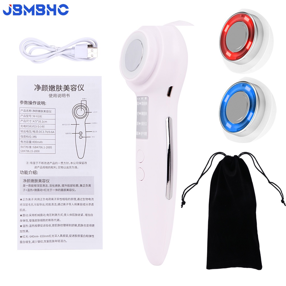 Máy Massage Mặt Ion Xóa Nếp Nhăn Chống Lão Hóa Làm Sạch Sâu Chăm Sóc Da