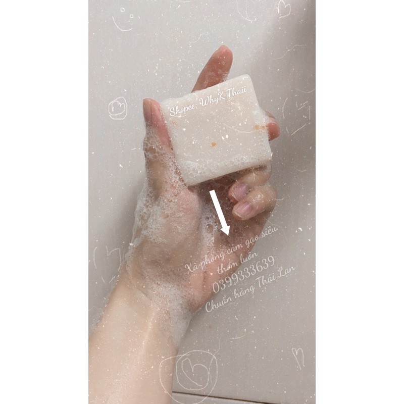 Xà phòng cám gạo Rice Milk Soap Thái Lan Hàng Loại 1