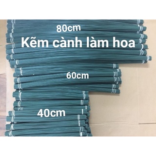 Nửa cân que kẽm cành bọc nhựa 80cm, 60cm, 50cm làm hoa