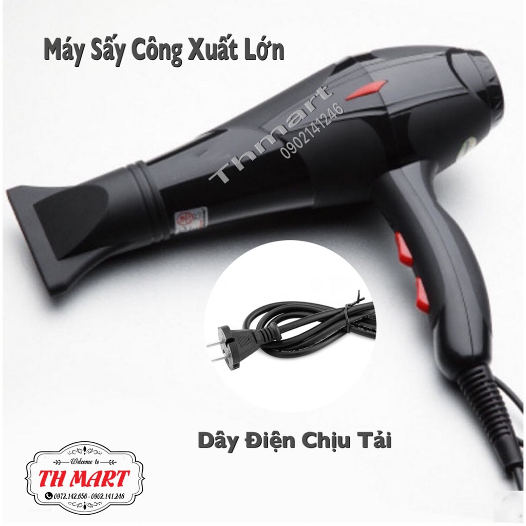 ❤FREESHIP❤️ Máy Sấy Tóc 2 Chiều Nóng Lạnh Công Suất Lớn 3500W-TH_5528 ( tặng kèm đầu thổi)