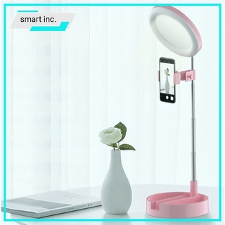 Gương Để Bàn Gương Led Trang Điểm Gấp Gọn Sạc Pin Xoay 360 Độ