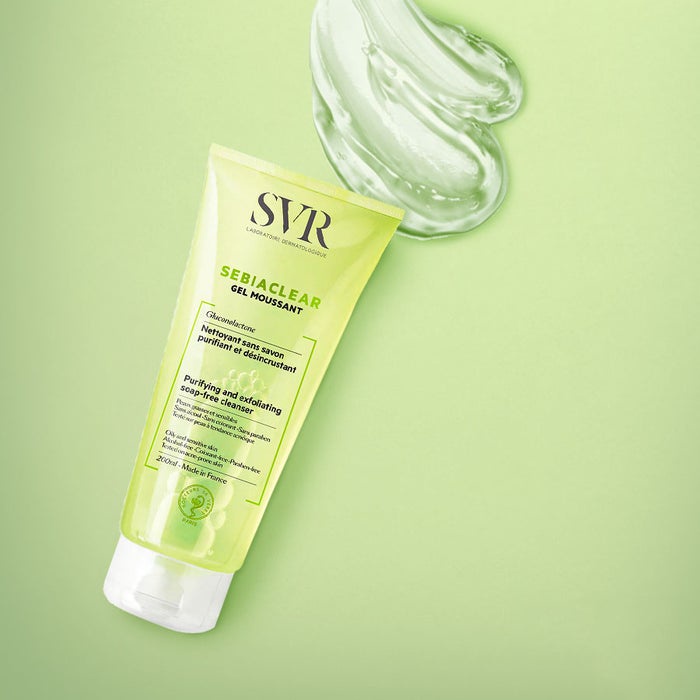 Gel rửa mặt dành cho da dầu mụn SVR Sebiaclear Gel Moussant 55ml/200ml/400ml - Hẻm Cosmetic