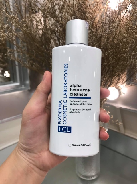 Sữa rửa mặt Fixderma acne cleanser và C scape
