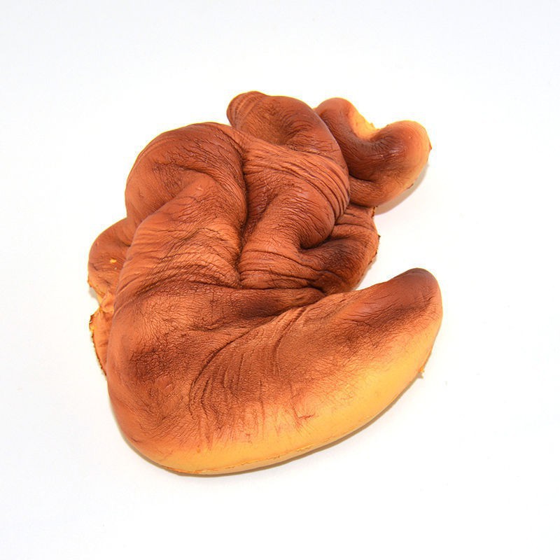 Đồ chơi bóp tay giúp giảm căng thẳng , hình bánh croissant 18cm