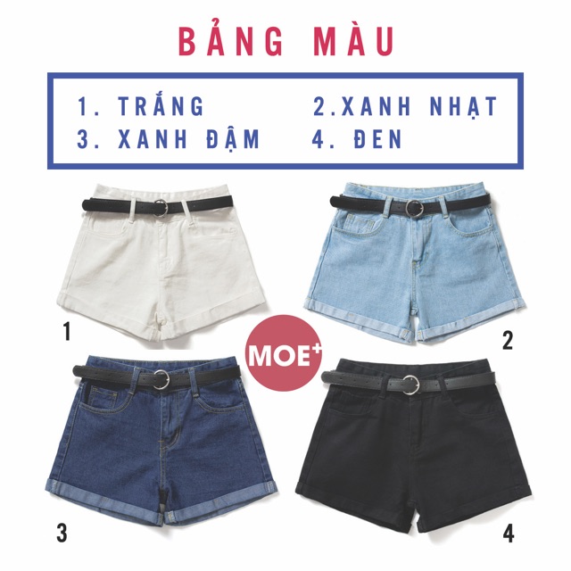 Quần Short Jeans Basic