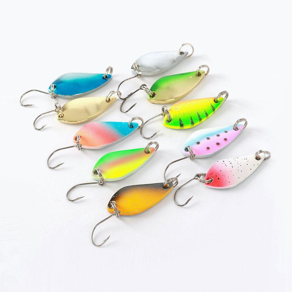 Mồi Câu Cá Giả mini Bằng Kim Loại Đính Kim Sa Chống Ồn Siêu Bền