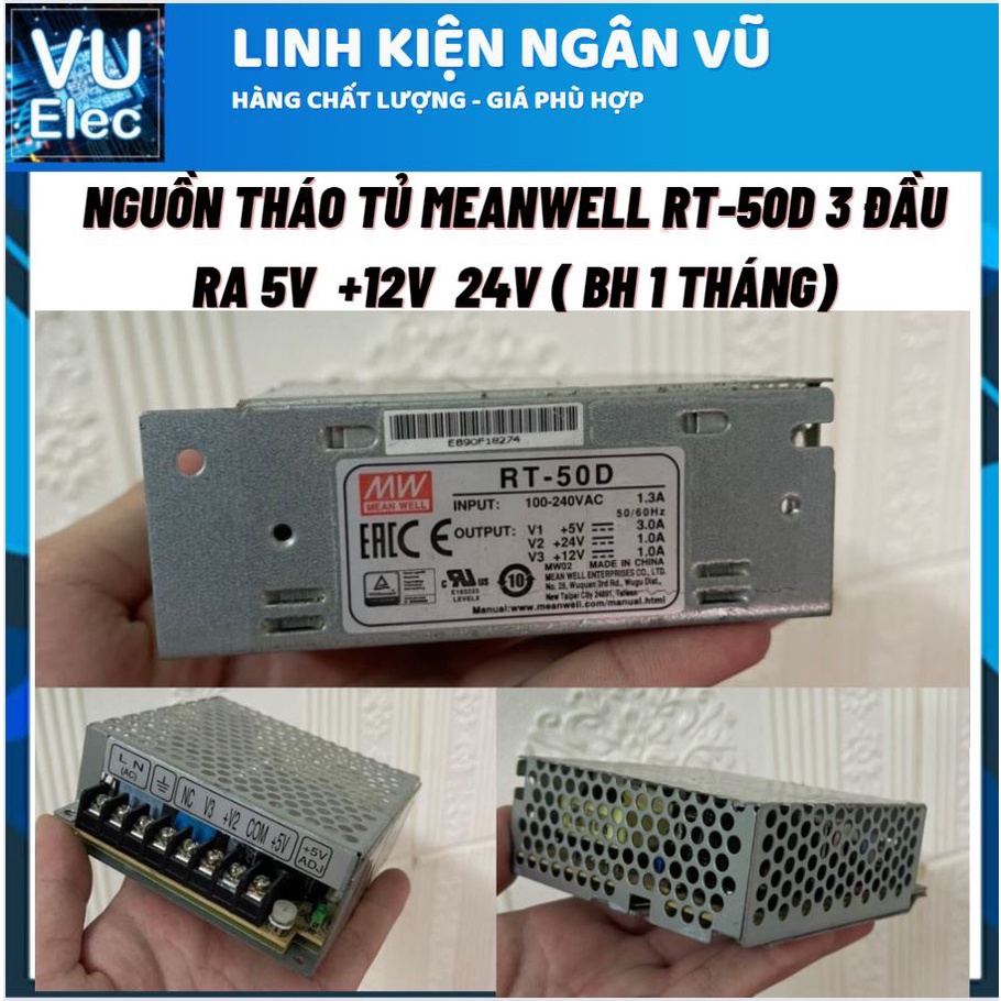 Nguồn tổ ong nhiều đầu ra 5V 12V 15V 24V UNION hoặc Meanwell hàng chính hãng tháo máy