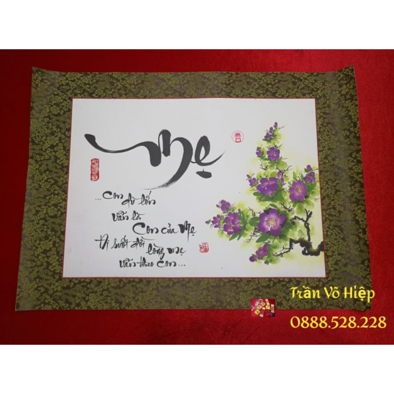 Thư pháp chữ Mẹ