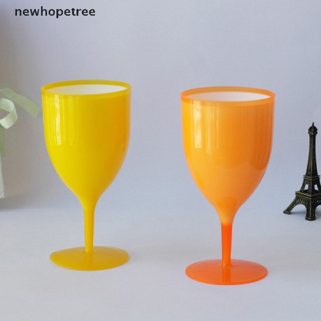 Set 6 Ly Nhựa Uống Rượu Cocktail Hai Lớp Tiện Dụng Khi Đi Dã Ngoại