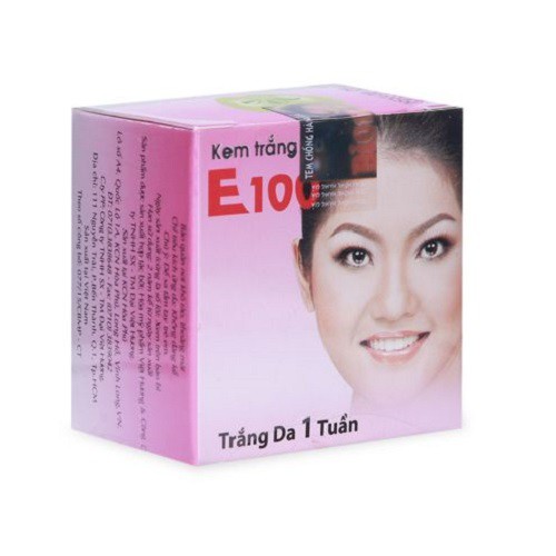 Kem Dưỡng Trắng Da E100 Cô Gái Việt