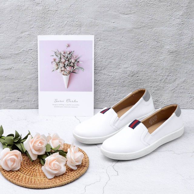(Giá gốc 340k)Giày slip on nữ da cao cấp vnxk đi êm bền đẹp | BigBuy360 - bigbuy360.vn