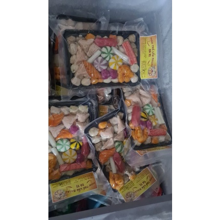 Sét lẩu Full Topping 500gr,sét lẩu ly 200gr