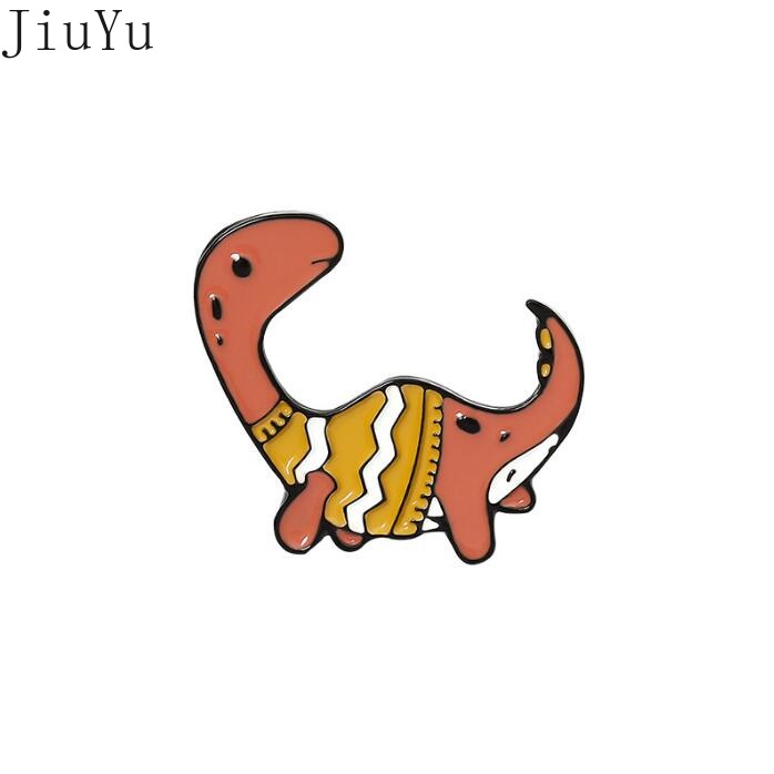 Ghim Cài Áo Hình Khủng Long Phong Cách Retro