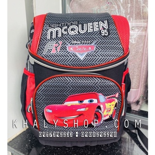 Balo học sinh đi học phù chống gù lưng hình xe đua Car MCQUEEN 95 Disney cho Bé iu