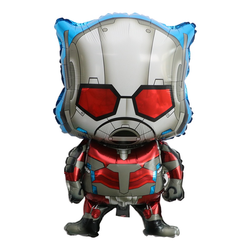 Bong Bóng Nhôm 3D Chủ Đề Marvel Spiderman Iron Man Avengers Trang Trí Tiệc Sinh Nhật Cho Bé