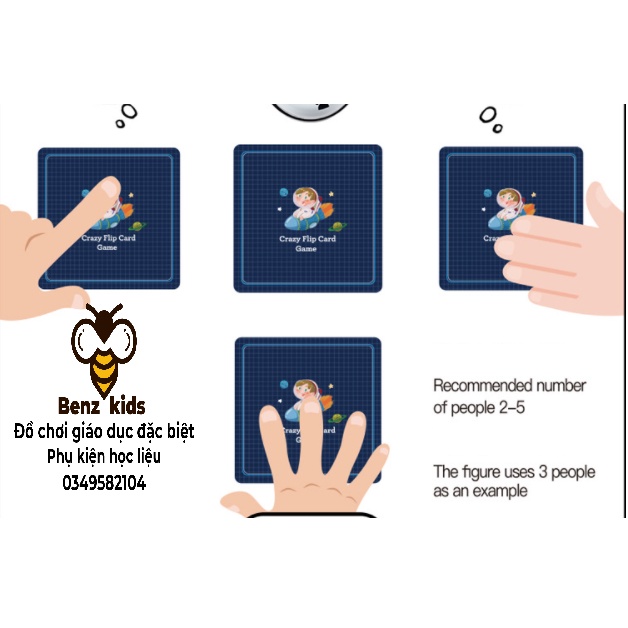 Đồ chơi Crazy Flip card game -nhanh tay nhanh mắt