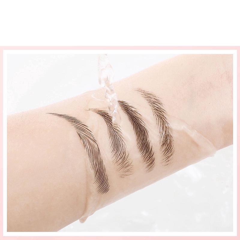 [Hàng mới về] Miếng dán lông mày bán vĩnh viễn phong cách 6d chuyển nước chống thấm nước chuyên nghiệp