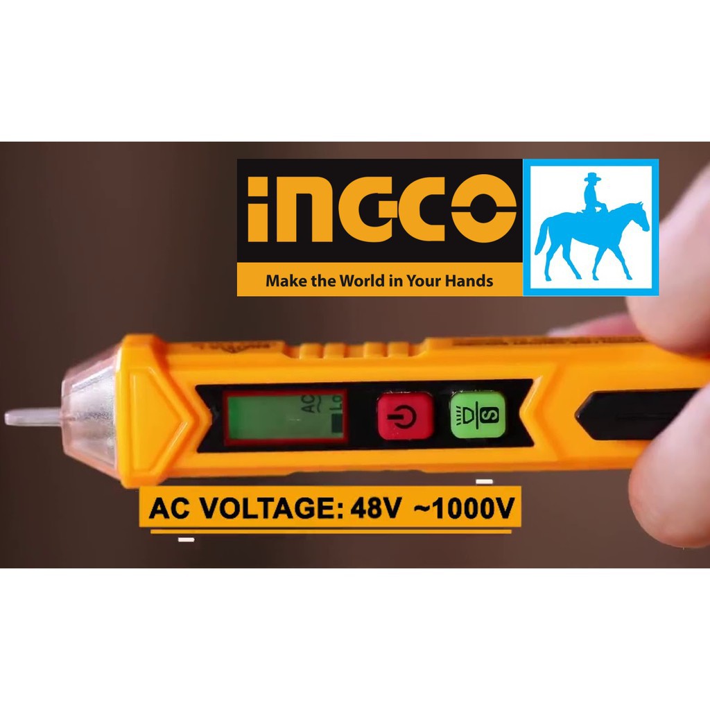 Bút thử điện bút dò điện áp 12V 1000V AC iNGCO VD10003