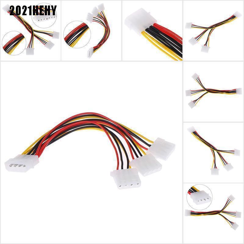 (2021He) Cáp Chia Nguồn 4 Pin Ide 1-to-3 Molex Ide