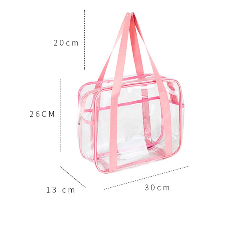 Túi Đựng Mỹ Phẩm Bằng PVC Trong Suốt Chống Thấm Nước Tiện Dụng