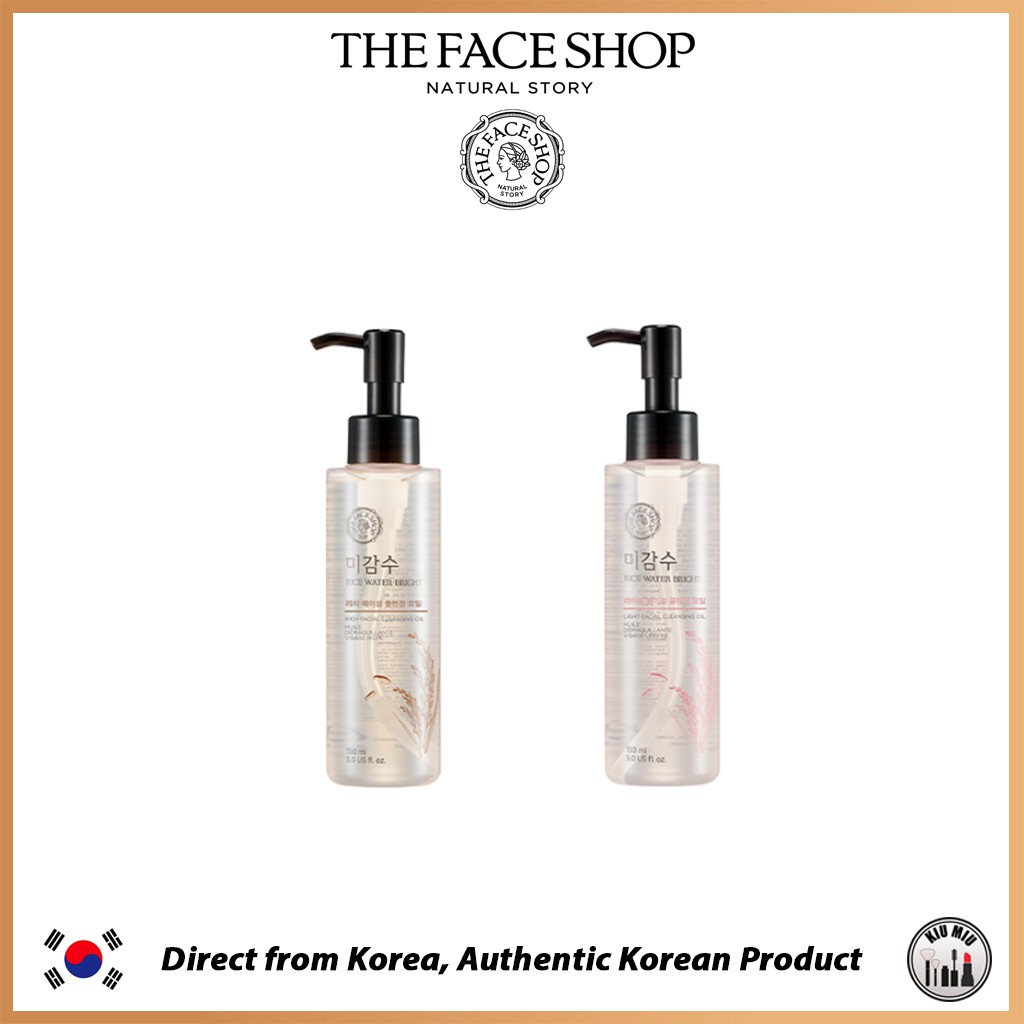 THE FACE SHOP Rice Water Bright facial Cleansing Oil 150ml *ORIGINAL KOREA *