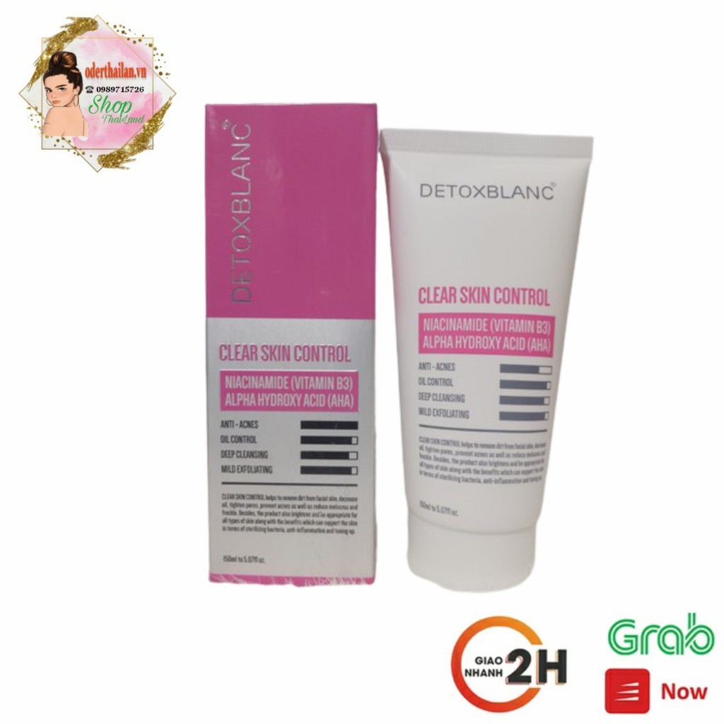 Sữa rửa mặt detox blanc