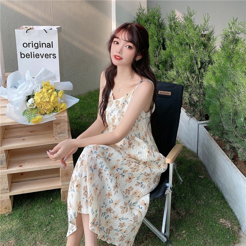 Daisy Dress - Váy 2 dây nhẹ nhàng phong cách Pháp cổ điển ngọt ngào