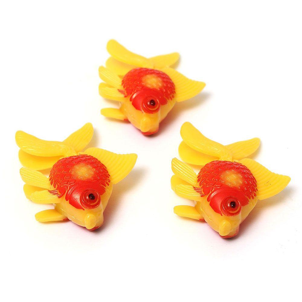 CLEOES Set 3 Cá Nhựa Trang Trí Bể Cá