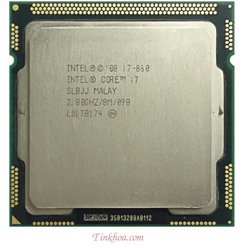 Bộ vi xử lý CPU INTEL CORE I7-860 SK1156 không kèm fan -hàng cũ- (CPU04)