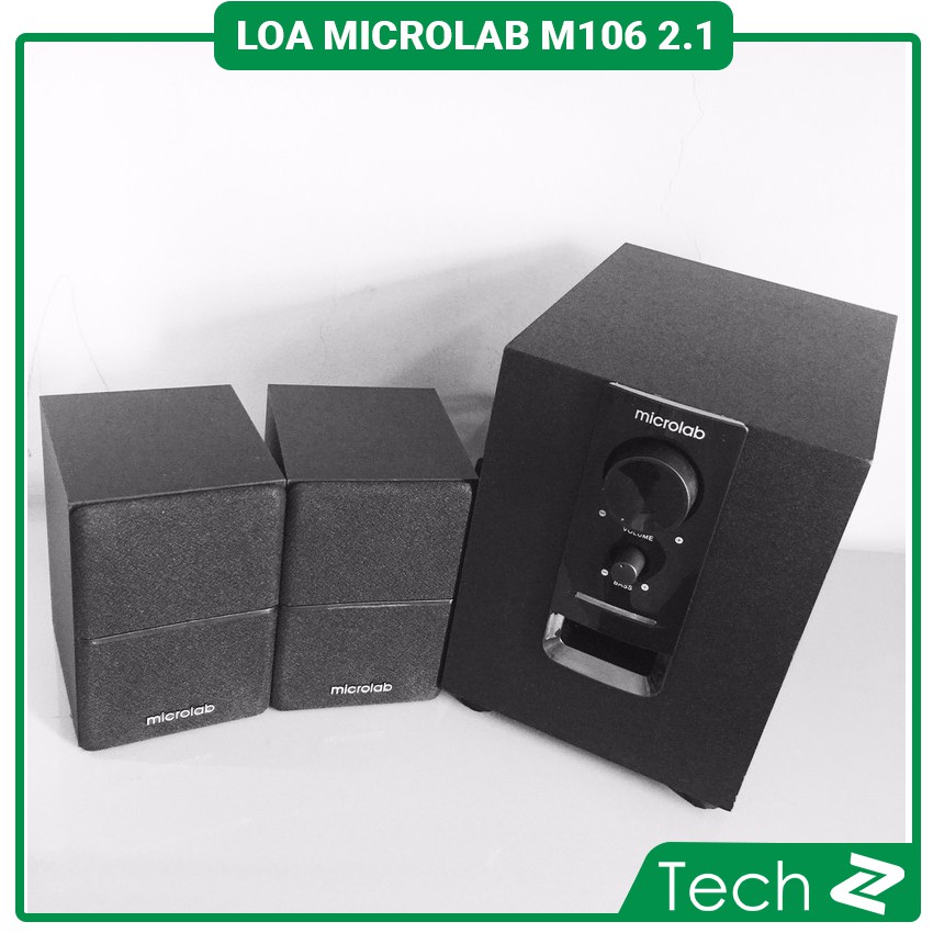 Loa Bluetooth Microlab 2.1 M106 BT Đen