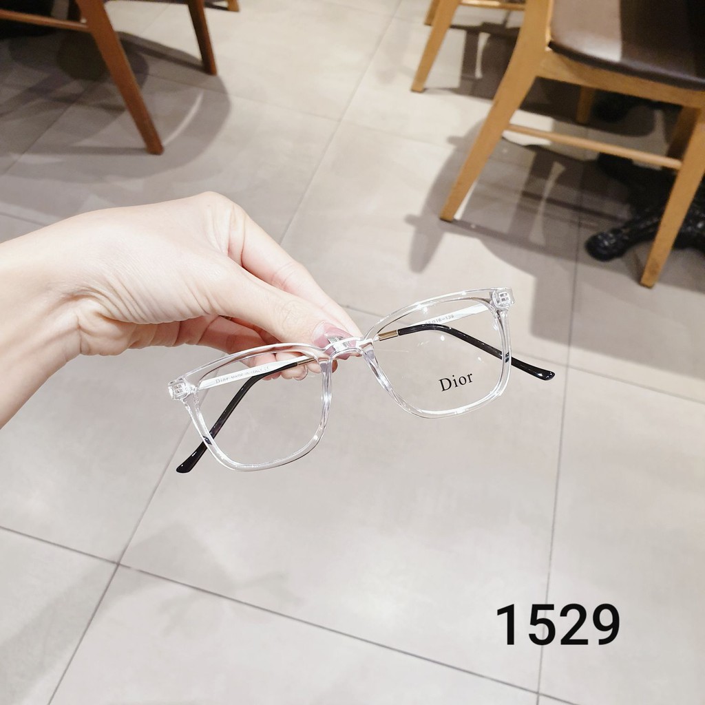 Kính cận mắt vuông dễ đeo nam nữ Qiwa Eyewear 1529, Gọng kính cận mắt vuông thời trang