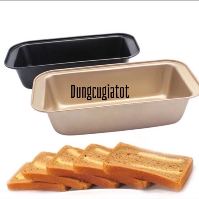 Khuôn loaf chữ nhật chống dính làm bánh mỳ, bánh gối